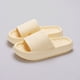 thumbnail image 1 of Zapatillas de nube de plataforma gruesa para mujer, chanclas de Eva Cfortable antideslizantes para el hogar, sandalias de suela suave ligeras de verano, 1 of 7
