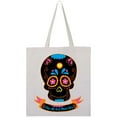 thumbnail image 3 of Inktastic Day Of The Dead Skull BLK Tote Bag, 3 of 4
