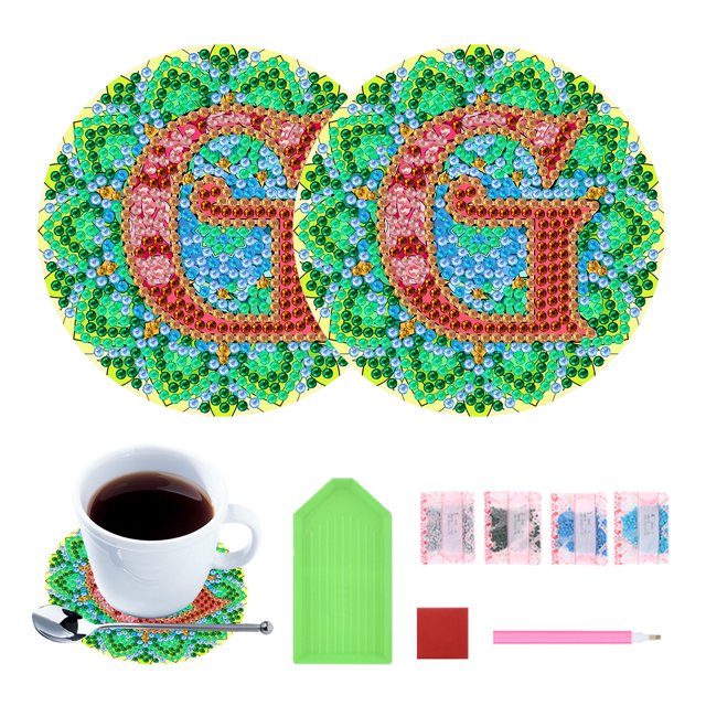 Posavasos Diamante Con Taladro Colorido para Adultos Y Suministros Regalo Principiantes