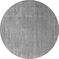 thumbnail image 1 of Ahgly Company Indoor Round Abstract Gray Contemporary Area Rugs, 3' Round, 1 of 1