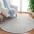 thumbnail image 2 of SAFAVIEH Metro Issam Diamond Area Rug, Blue/Ivory, 6' x 6' Round, 2 of 8