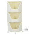 thumbnail image 2 of Corner Storage Cabinet Bathroom Cabinet Corner Shelf Unit Corner Bathroom Storage Unit for Bathroom, Bedroom, Kitchen, Living Room, 2 of 7