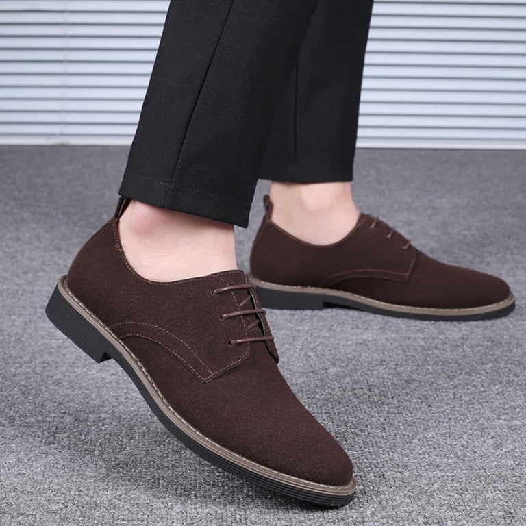 Men\'s Suede Shoes Dress Shoes Classic Oxfords Casual Lace Up Derbys Shoes Amazon.com | Mens Suede Shoes Dress Shoes Classic Oxfords  main image 3
