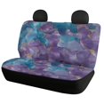 thumbnail image 2 of Uourmeti Car Seat Covers Breathable Polyester, Compatible with Auto Seats Front Drive Seat, for Trucks Cars, Purple & Teal Marble Pattern with Gold Veins, 2 of 10