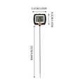 thumbnail image 4 of Digital Food Thermometer with Probe | Instant Read Kitchen Thermometer for Meat Candy Chocolate Baking BBQ | -58°F to 572°F Range, 4 of 7