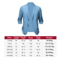 thumbnail image 2 of Suit Jacket Men Versatile for Wedding Anniversary Festivals Blue Color M, 2 of 8