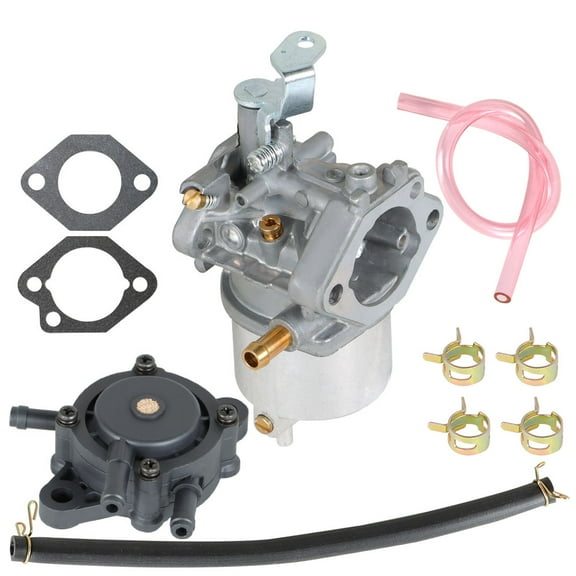 Genrics Carburetor with Fuel Pump Replacement for Golf Cart Club Car DS & Precedent Turf Carryall FE290 Engines Carb 018056-01 101805601 1016438 1016439 1016440 1016441 1016478 17561,1998-UP