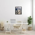 thumbnail image 2 of Parisian Architecture Buildings Town & City Photograph Jet Black Framed Art Print Wall Art, 2 of 6