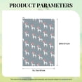 thumbnail image 4 of Lsque Cartoon Poodle Dog Premium Golf Towel - Ultra Absorbent and Quick Drying Microfiber Towel with Carabiner - Gift for Men -24" X 16", 4 of 8
