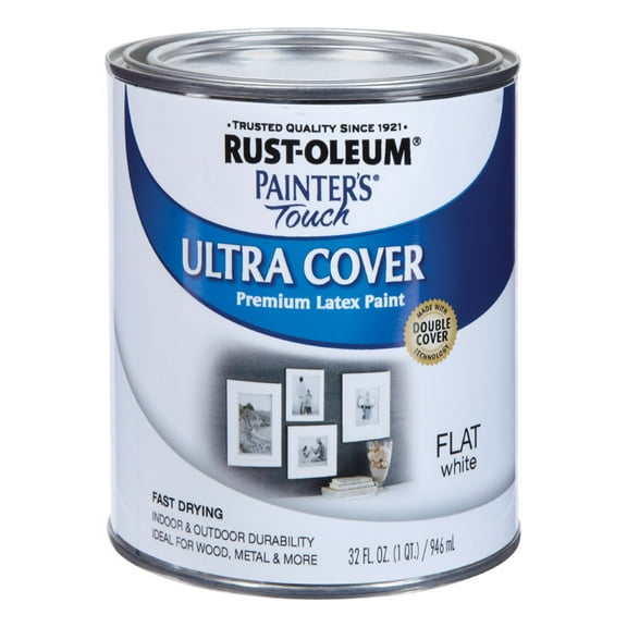 Rust-Oleum 1990502 Flat White ~ Quart