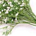 thumbnail image 3 of Real Touch Artificial Gypsophila 12Pc Flor de seda blanca para boda, fiesta, novia, decoración de oficina oso de fresa Juguete, 3 of 6