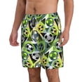 thumbnail image 3 of KLL Football Doodle Men's Casual Summer Beach Shorts Hawaiian Shorts with Pockets-XX-Large, 3 of 6