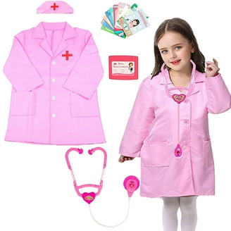 Childrens Modern Nurses Costume, High Quality Kids Nurse Outfit 3-5 Years | Kids Dress Up Fancy Dress For Kids Toddlers Dressing Up Clothes For Girls Role Play For Kids By Pretend To Bee