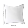 thumbnail image 3 of Baweave Synthetic Down Pillow Insert - 18x18 Down Alternative Pillow  Ultra Soft Body Pillow  Large Standard Body Bed Sleeping Pillow - 1 Decorative Pillow Form, 3 of 7