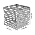 thumbnail image 4 of Stainless Steel Filter Strainer Basket Drain Filter Basket Commercial Strainer Basket Gutter Cleaning Tool, 4 of 7
