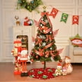 thumbnail image 6 of Christmas Tree Skirt 36 Inches Tree Skirts Mats, Large Christmas Decor Mat Tree Decorations for Decor Holiday Party Indoor Outdoor, 6 of 6