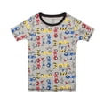 thumbnail image 3 of Prince of Sleep Pajamas for Boys Snug-Fit Cotton Boys PJ Set Short Sleeve Tee & Jogger Pant (Grey - Race Cars Short Sleeve With Pant, 10-12 Years), 3 of 3