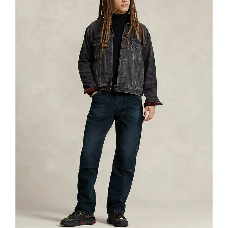 Polo Ralph Lauren Men's Multi Reversible Denim-Flannel Trucker