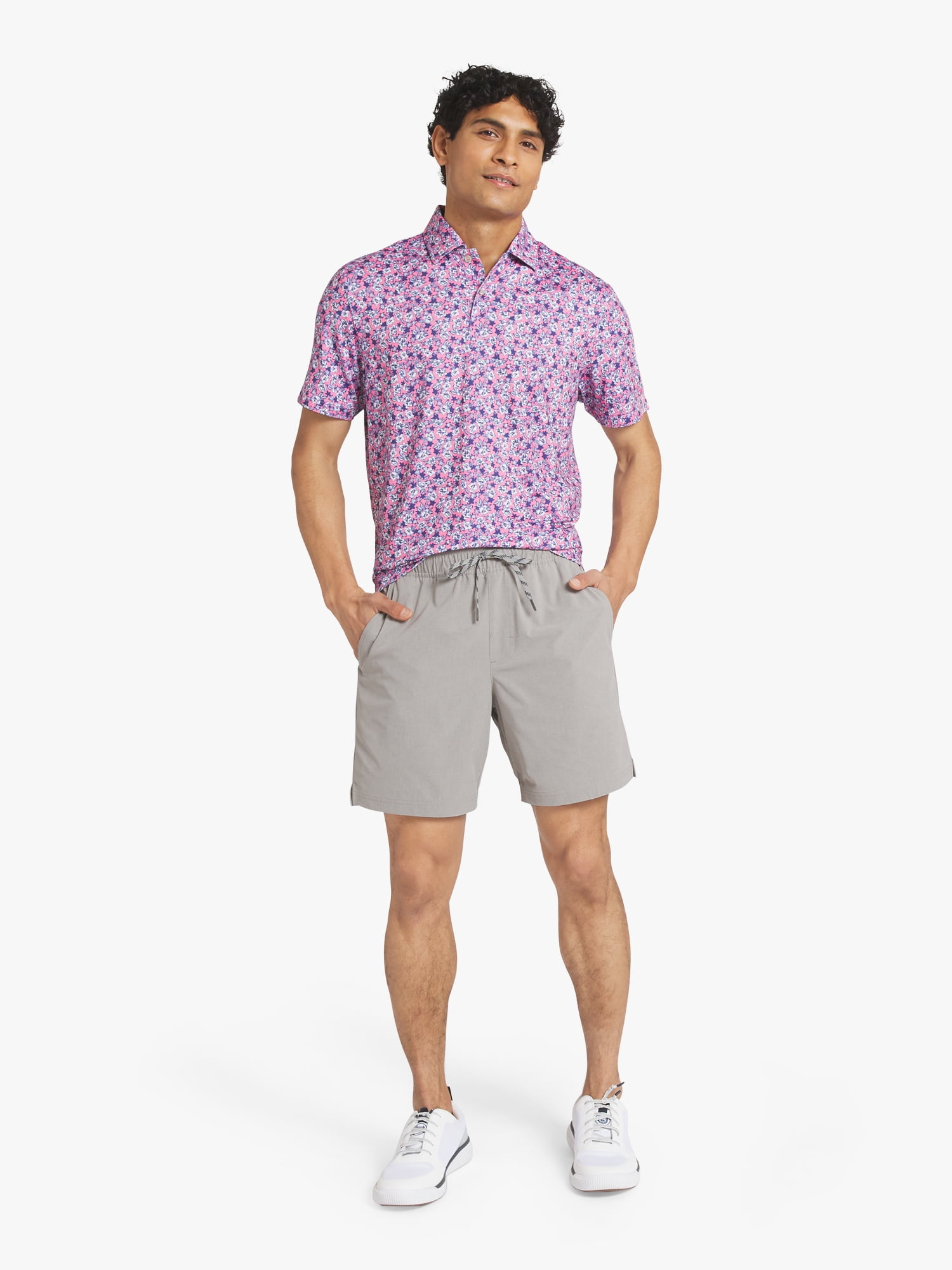 Chaps Men's and Big Men's Short Sleeve Performance Polo Shirt, Sizes S-3XL