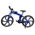 thumbnail image 1 of MasteelfCA 17.5x10.5cm Creative Alloy Model 1:10 Mini Simulation Toy (Folding Mountain Bike Blue), 1 of 7