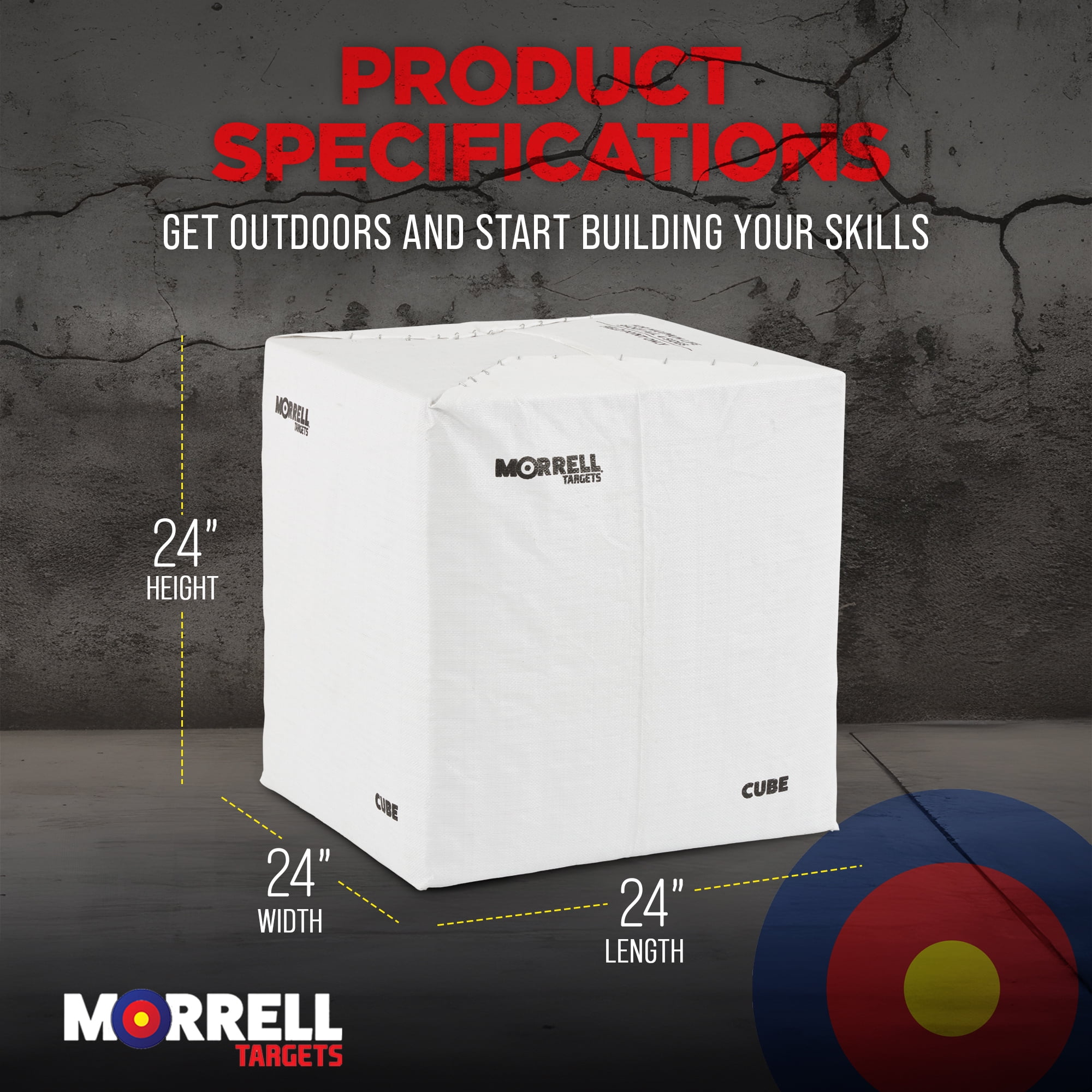 Morrell Targets Commercial Indoor Range Field Point Cube Archery Target