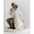 thumbnail image 2 of Willow Tree Around You Bride and Groom Wedding Cake Topper Figurine 27342 New, 2 of 4