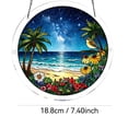 thumbnail image 2 of EGNMCR Home Decor, Room Decor, Wall Decor Acrylic Puzzle Pendant Sunshade Window Hanging Plates A chopper, 2 of 6