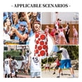 thumbnail image 6 of Sikiie Hand Drawn Tomatoes Basketball Jersey Reversible Men's Mesh Athletic Sports Shirts Training Practice S-4XLMedium, 6 of 6