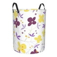 thumbnail image 2 of ZNDUO Round Laundry Basket, Waterproof Collapsible Laundry Baskets with Handles, Medium Size - Fashion Floral Graffiti Art Pattern, 2 of 8