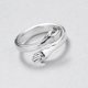 thumbnail image 5 of Minnieouse Anillo amor inoxidable personalizar presente anillos de dedo simples ajuste señora joyería hombre pareja boda compromiso regalo Ropa, zapatos y accesorios Miscelánea Minnieouse AP014894-01, 5 of 6