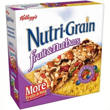 Kelloggs Nutri Grain Fruit & Nut Bars, 6 ea