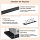 thumbnail image 4 of Repisas Flotantes de Pared, Set de 3 Estantes Minimalistas Baldas Flotantes Moderno Repisa Colgante de Almacenamiento Estanterías Decorativa para Sala Cocina BañoDormitorio Wall Shelves, 30-40-50*15CM, 4 of 7