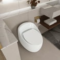 thumbnail image 4 of 1-Piece 1.28 GPF Single Flush Egg Shape Toilet in Glossy White, 4 of 25