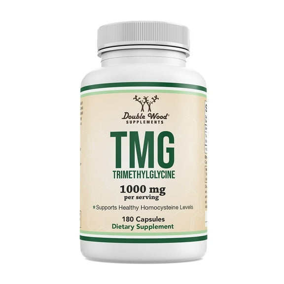 Trimethylglycine (TMG), Supports Active Lifestyle & Fitness, 180 Capsules, Double Wood Supplements