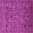 thumbnail image 1 of Ahgly Company Indoor Square Oriental Pink Industrial Area Rugs, 5' Square, 1 of 4