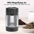 thumbnail image 3 of Magnifying Glass Jar, Rechargeable Portable Keep Humidity Sealed Storage Jar Light Mini  for Home Blue,Black,Purple,Rose, 3 of 8