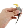 thumbnail image 5 of FOMIYES Sturdy Grey Cockatiel Parrot Decorative Bird Model for Outdoor and Indoor Use, 5 of 8