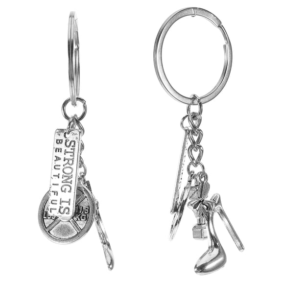 Worgeous  2 Pcs Chains Rings Is Keychains Small Gifts Decoration Miss