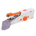 thumbnail image 4 of Máquina de coser portátil naranja, minimáquina de coser eléctrica con mango ergonómico para viajes y familia., 4 of 12