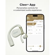 Cleer ARC3 Open Ear Bluetooth Headphones, True Wireless Earbuds, Waterproof, 50-Hour Battery, Built-in Mic, Green