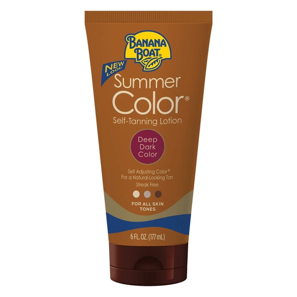 Loción autobronceadora Banana Boat Summer Color Deep Dark 177ml