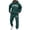 Dark Green, variant on Track Suits for Men Set Hoodies and Joggers Set Sweatshirt and Sweatpant Casual Outfits with Pockets