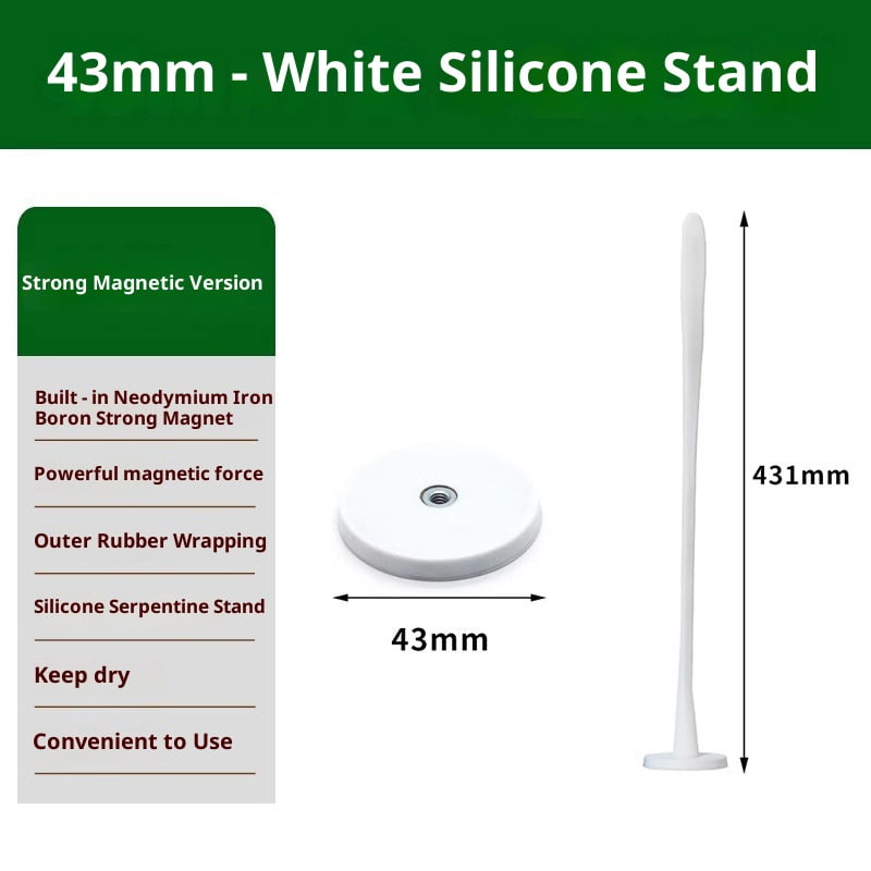 Front Load Washer Door Prop, Magnetic Flexible Washer and Dryer Door Support Keep Washer Drying Door Open to Keep Dry (White, 2pcs)