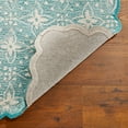 thumbnail image 6 of The Pioneer Woman Delilah 30" x 84" Scallop Runner Indoor Rug, Teal, 6 of 6