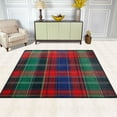 thumbnail image 2 of Yayeee Area Rugs for Living Room 6.7'x4.8' Non Slip Washable Bedroom Floor Carpet, Red Green Pattern, 2 of 6