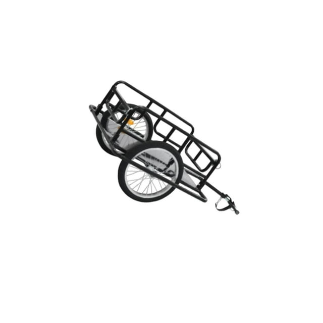 Guardoinrt Bike Cargo Trailer Iron Plates Sturdy Build Enables Quick Setup And Reliable Outdoor Have Quick Release Tire Function