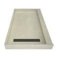 thumbnail image 2 of Tile Redi Rt3048l-Pvc-Sq Redi Trench 30" X 48" Rectangular Shower Base - Chrome, 2 of 7