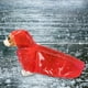 thumbnail image 2 of Impermeable para mascotas, impermeable con capucha para perros, impermeable, rojo, de PU, impermeable con capucha para mascotas, instalación sin esfuerzo Jadeshay A, 2 of 8