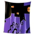 thumbnail image 3 of Suave Manta Para Perros Gato Para Mascotas Lavable Cálido Funda Cajas De Cajón Para Animales Halloween púrpura, 3 of 9