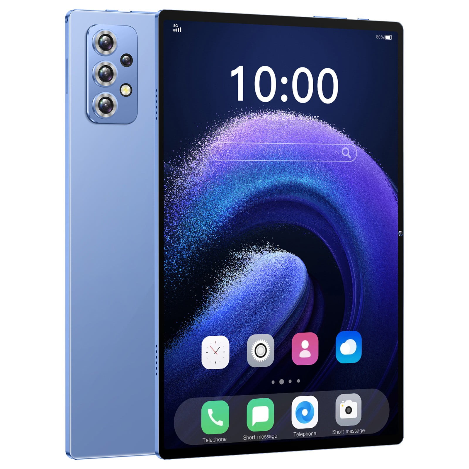 Android Tablets for Adults, Hwkond 10.1-inch High-definition Eye Protection Screen 2+32GB Tablet Android 10.0 Card Standby Support 128GB,Blue